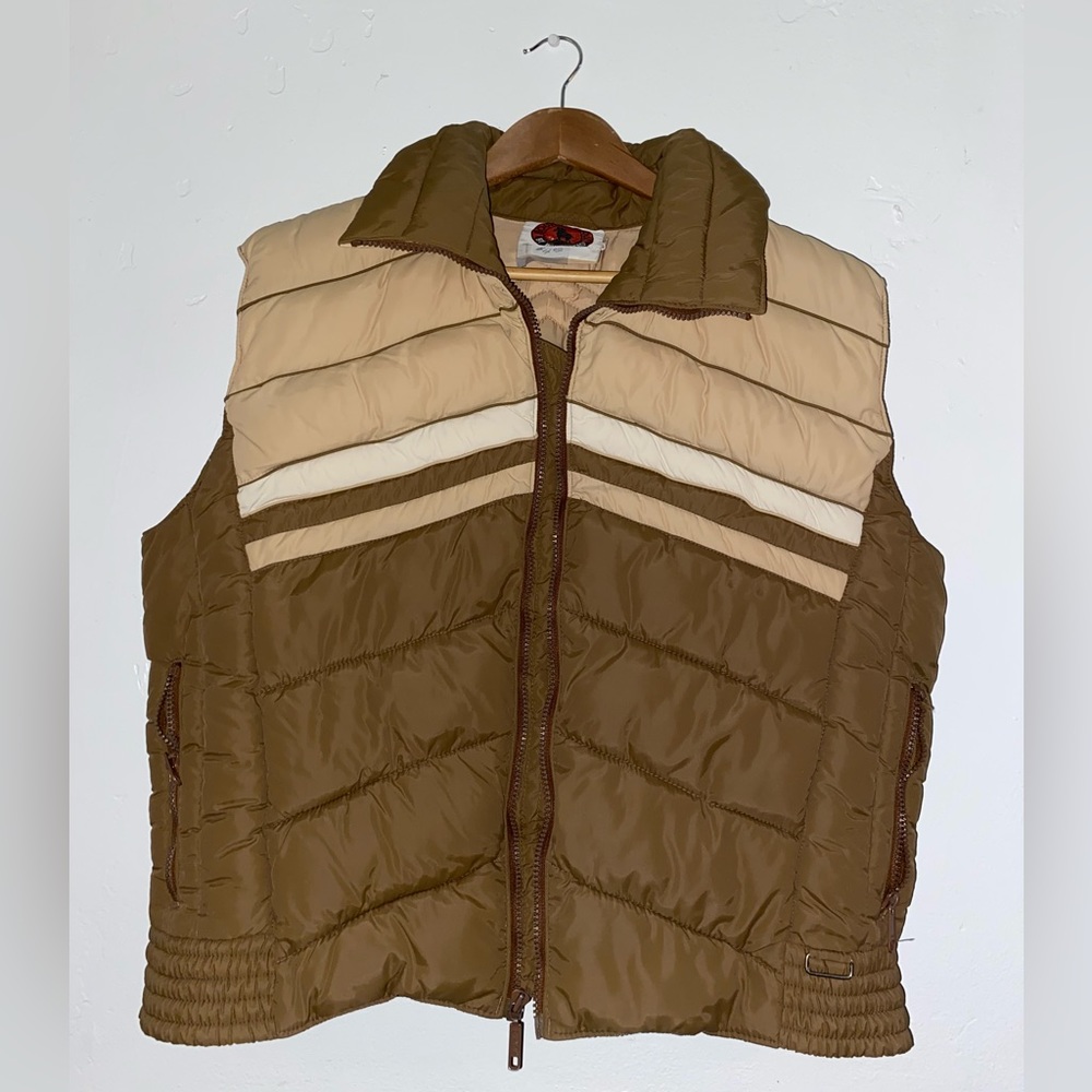 Vintage men’s puffer vest.